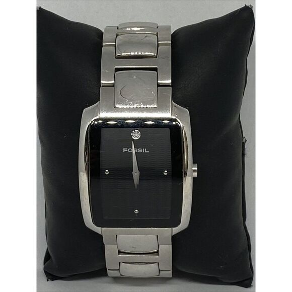 Fossil FS4043 Men Silver Stainless Steel Analog Dial Quartz Genuine Watch OP762 - Picture 1 of 12